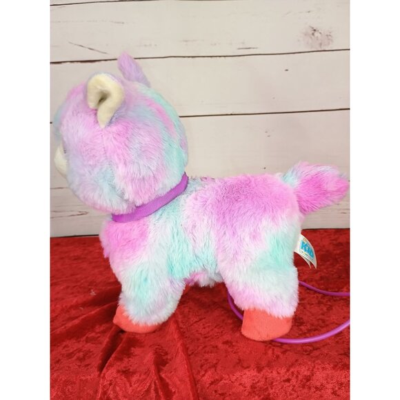 Kid Connection Walking Plush‎ Alpaca Toy With Light-Up Leash - Picture 3 of 9